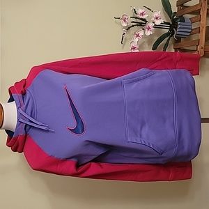 Nike Therma-Fit Hoodie - Purple/Pink Large